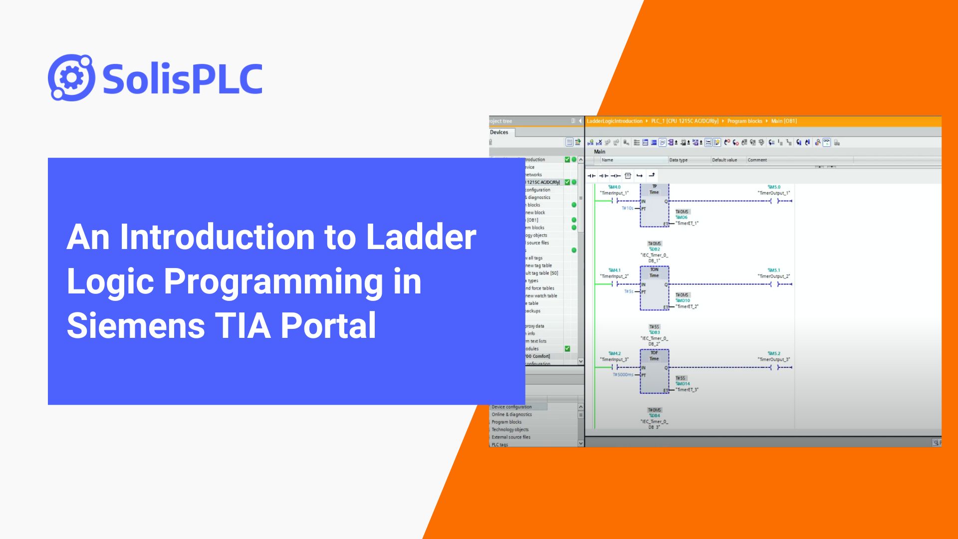 An Introduction to Ladder Logic Programming in Siemens TIA Portal